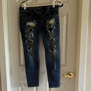 American eagle ripped jeans